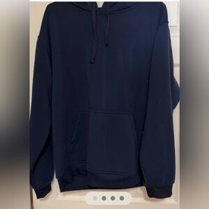 Twenty Two Oz Men's Navy Blue Hoodie
